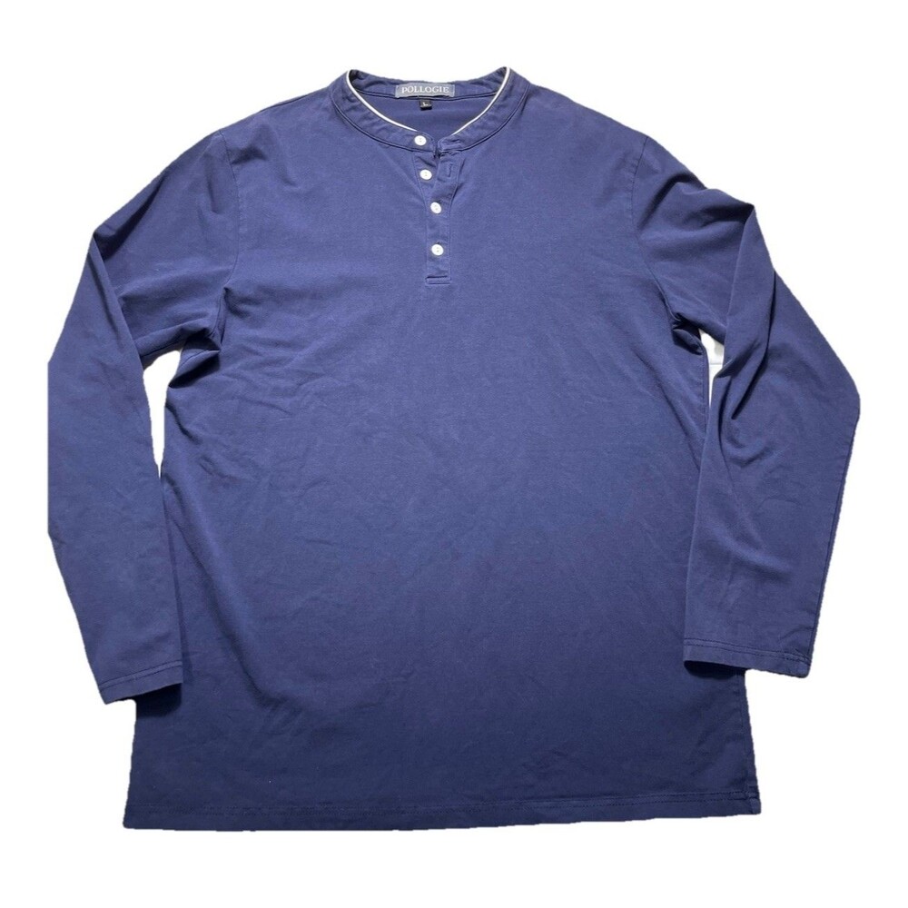 Men's Pollogie Henley Style Shirt - Size L